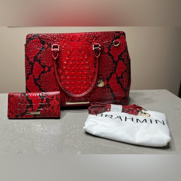 Brahmin Handbags - Brahmin Finley carryall - lipstick ombré Melbourne